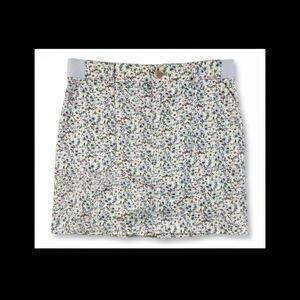 Lee Floral Print Skort‎ Women's Size 8M Mid Rise Golf Tennis Built In Shorts